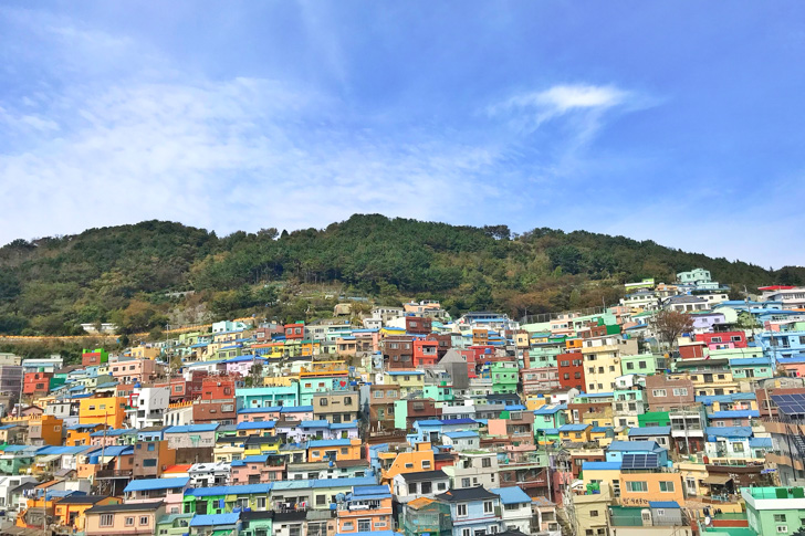 釜山の街