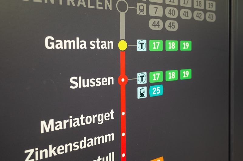 地下鉄の路線図