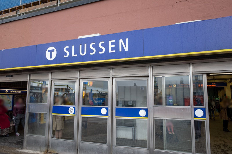 Slussen駅の外観
